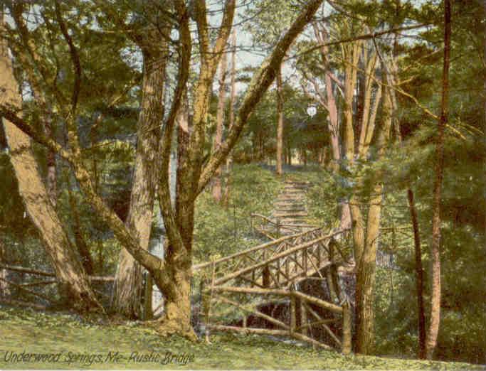 Underwood Springs, Rustic Bridge