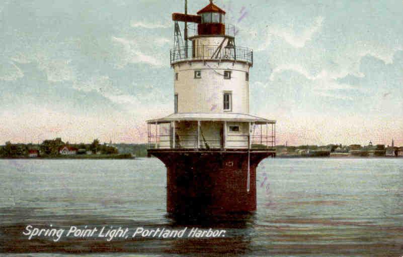 Portland Harbor, Spring Point Light