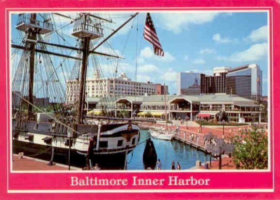 Harborplace and Hyatt Regency Hotel, Baltimore (USA)