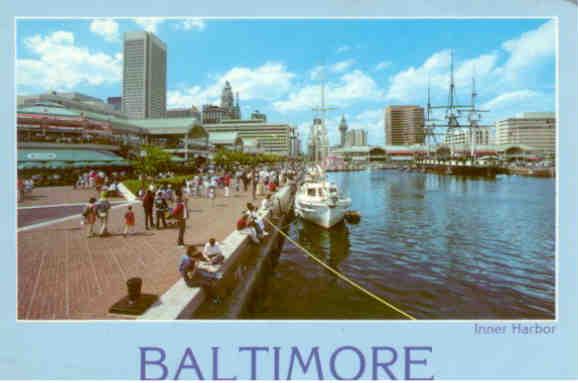 Baltimore, Inner Harbor and Frigate Constellation