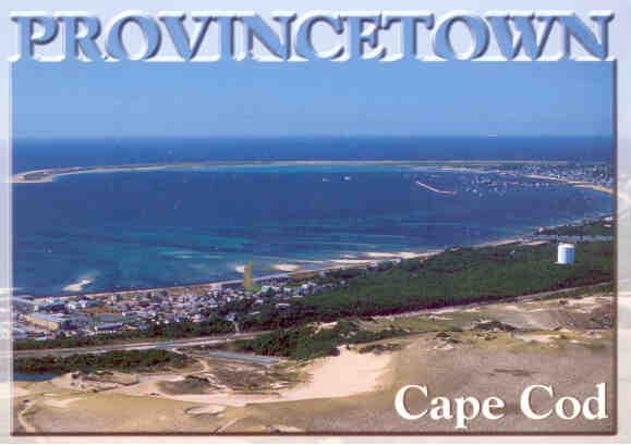 Provincetown, Cape Cod, aerial view