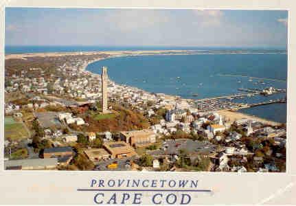 Provincetown, aerial panoramic view
