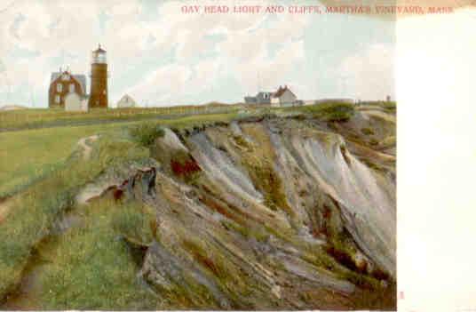 Martha’s Vineyard, Gay Head Light and Cliffs