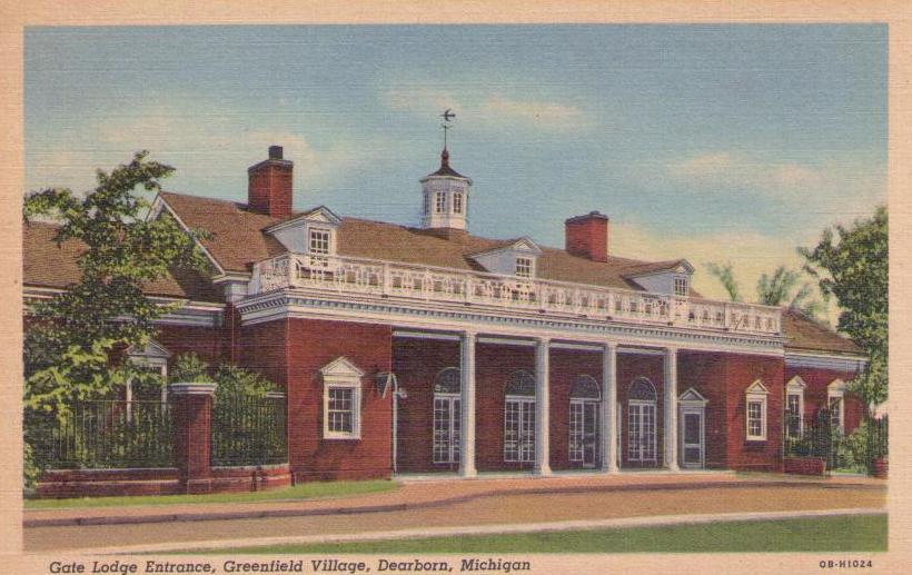 Dearborn, Greenfield Village, Gate Lodge Entrance