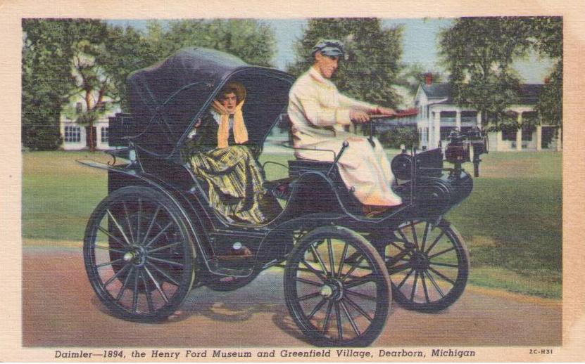 Dearborn, Greenfield Village, Daimler 1894