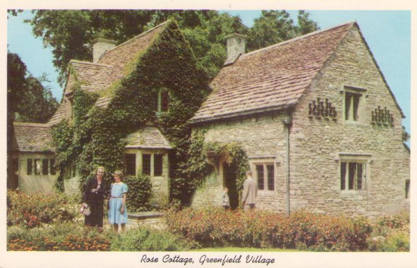Dearborn, Greenfield Village, Rose Cottage