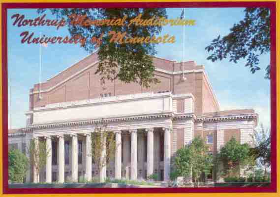 Minneapolis, Univ. of Minnesota, Northrup Auditorium
