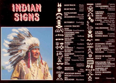 American Indian signs