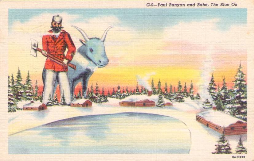 Paul Bunyan and Babe,The Blue Ox