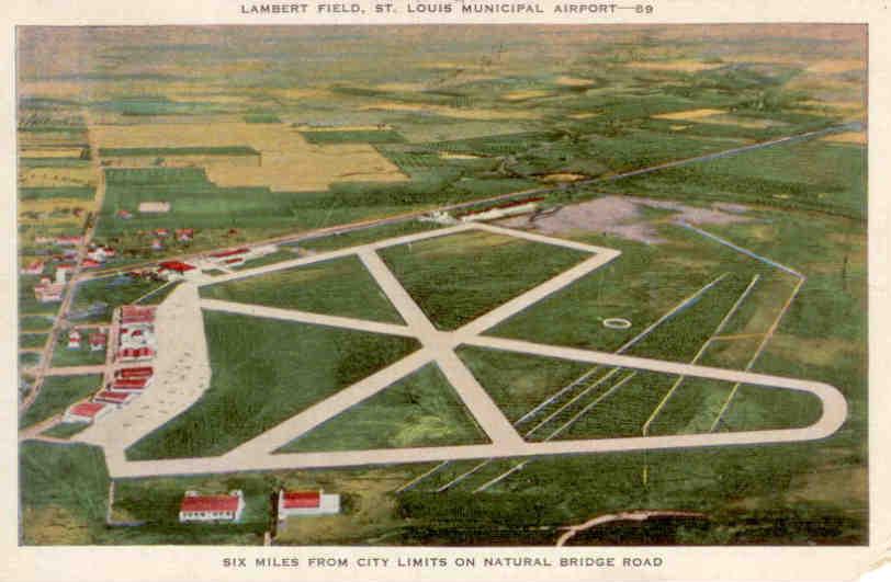 St. Louis, Lambert Field, St. Louis Municipal Airport