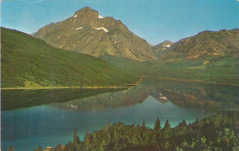 Two Medicine Peak & Lake, Glacier Park