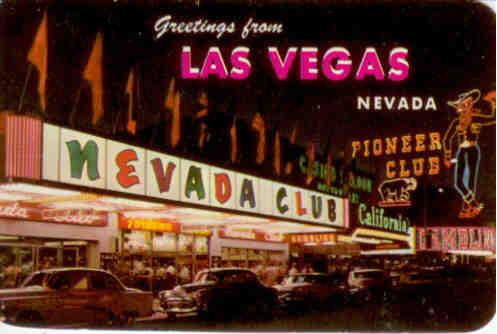 Las Vegas, Nevada Club (not a postcard)
