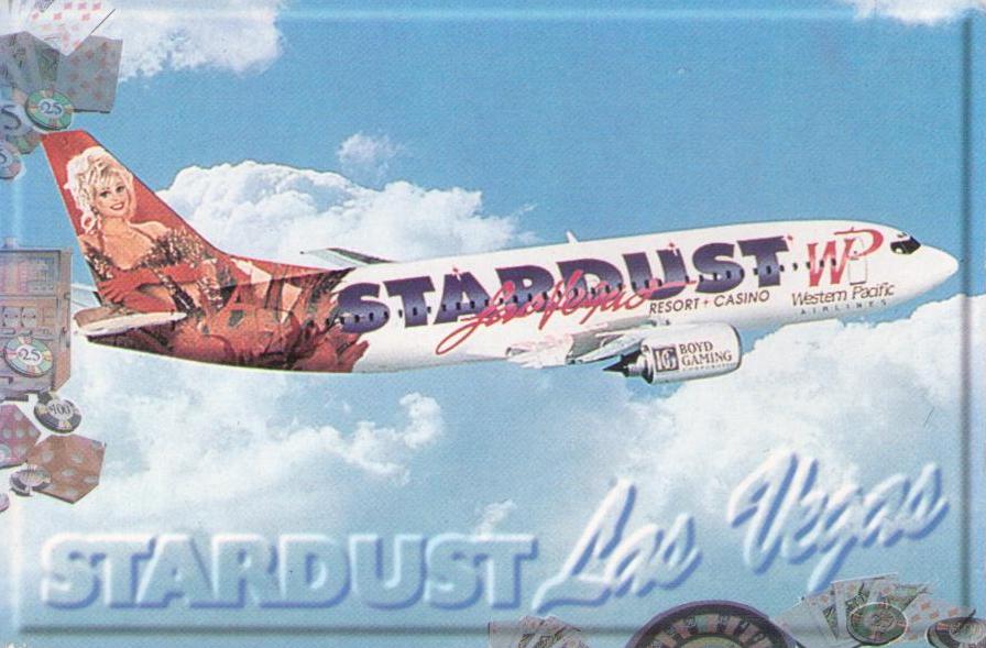 Stardust Resort & Casino, and Western Pacific Airlines
