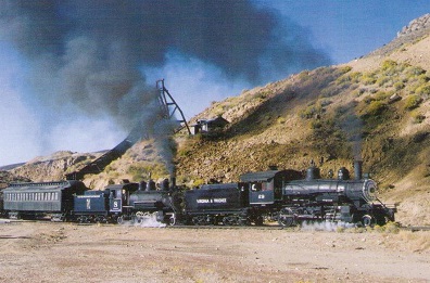 Gold Hill, Virginia & Truckee R.R. locomotives No. 8 and 29