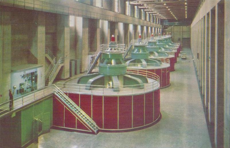 Interior of the Nevada Wing of Hoover (Boulder) Dam