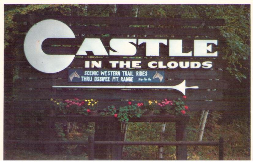 Moultonboro, Castle in the Clouds – sign