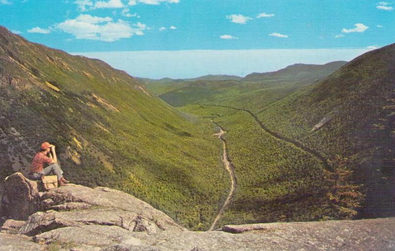 Crawford Notch from the ledge of Mt. Willard