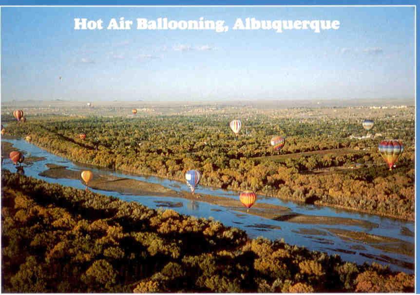 Hot air ballooning (Albuquerque, New Mexico)