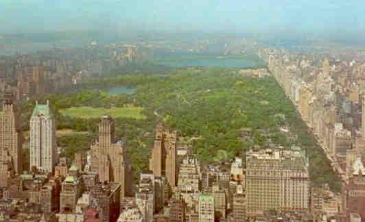 New York City, Central Park as seen from the Empire State Building