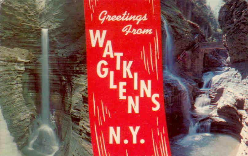 Watkins Glen, Greetings