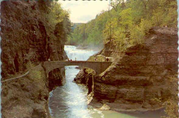 Castile, Letchworth State Park, Lower Falls and The Flume