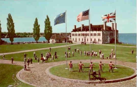 Historic flags of Old Niagara, Youngstown (New York)