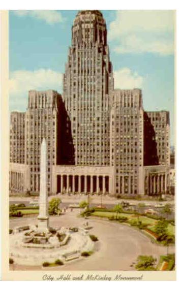 Buffalo, City Hall and McKinley Monument