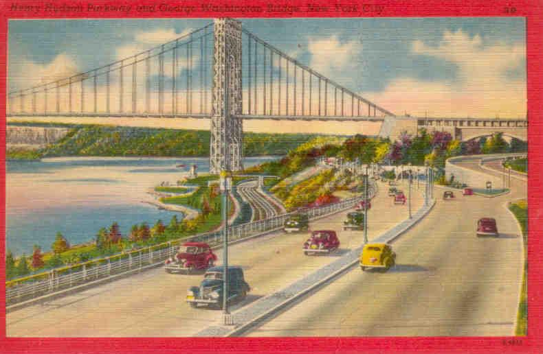 New York City, Henry Hudson Parkway and George Washington Bridge
