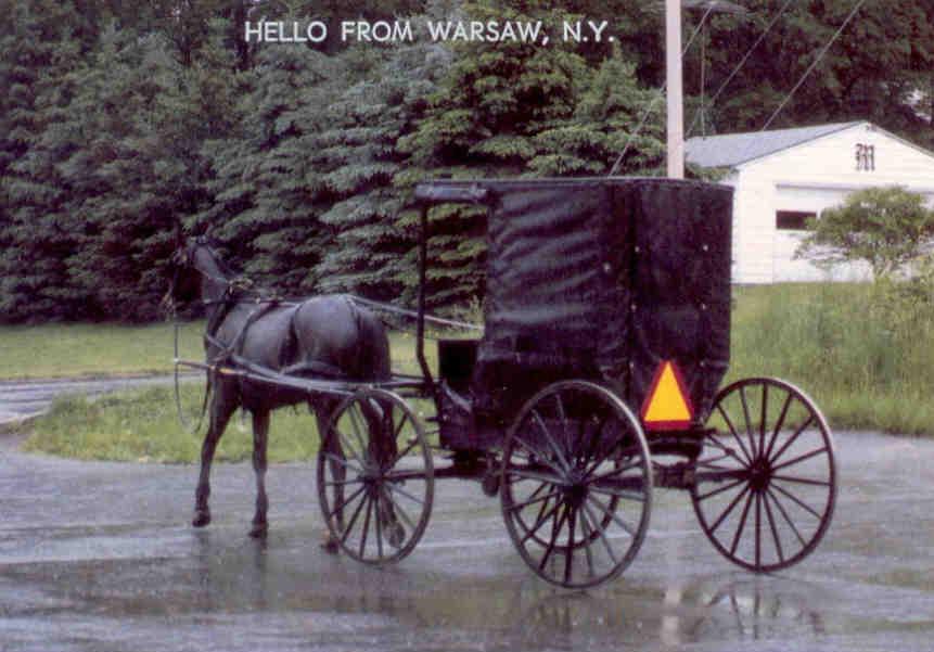 Warsaw, Amish buggy
