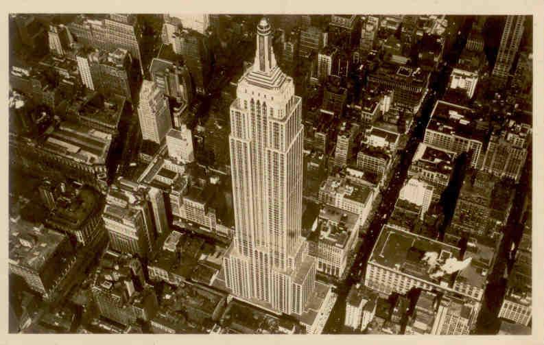 New York City, Empire State Building from the Air