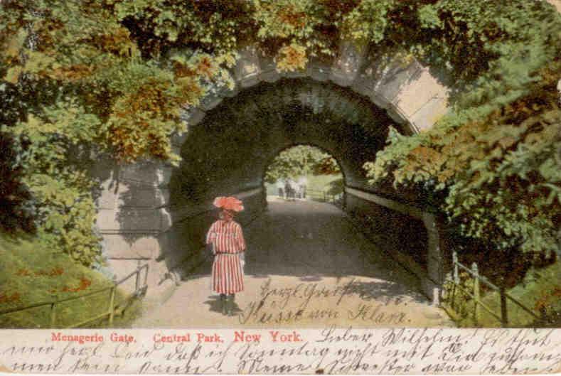 New York City, Central Park, Menagerie Gate