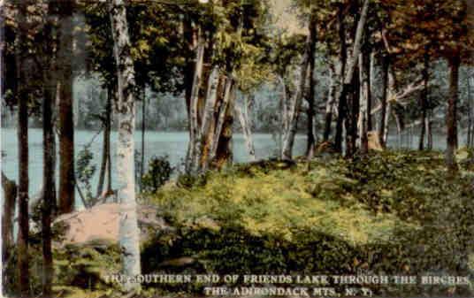 The Adirondack Mts., The Southern End of Friends Lake