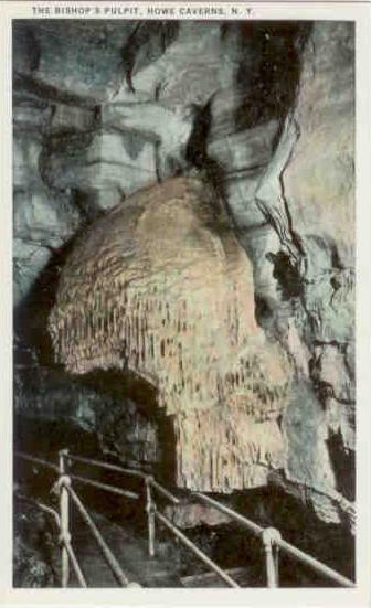 Howe Caverns, The Bishop’s Pulpit