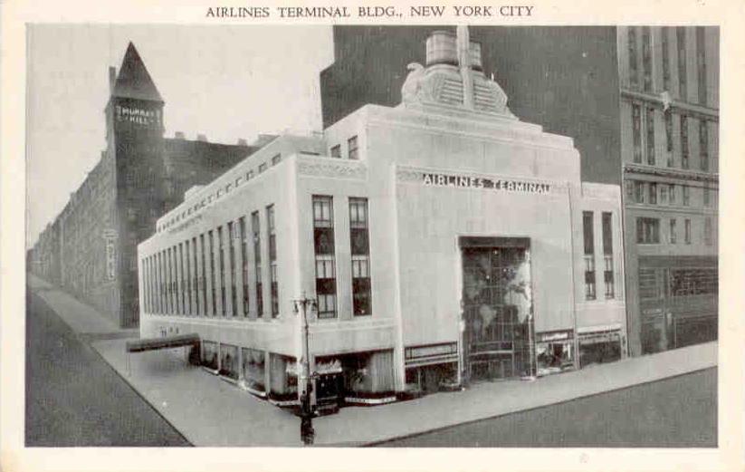 New York City, Airlines Terminal Bldg.