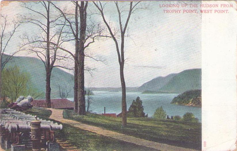 West Point, Looking up the Hudson from Trophy Point
