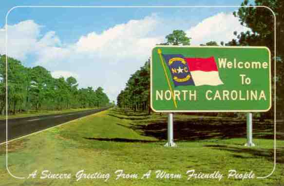 North Carolina state line (version 1)