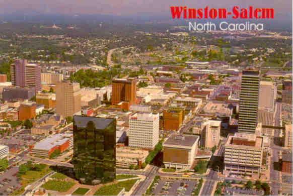Winston-Salem, aerial view