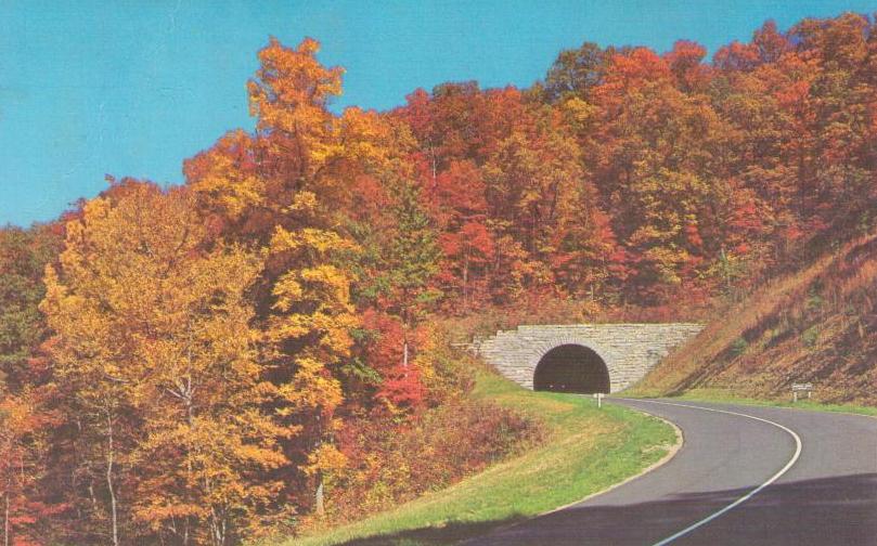 Cherokee, Tunnel on the Blue Ridge Parkway