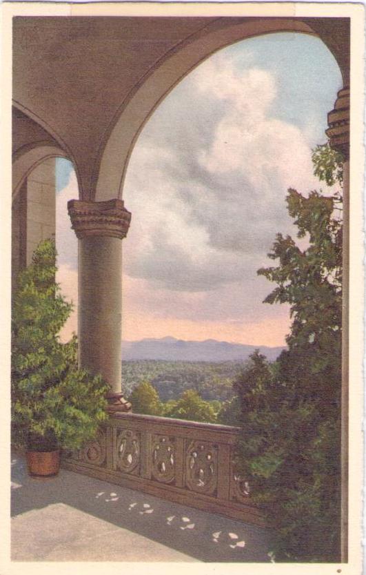 Biltmore House & Gardens, Pisgah and the Rat from the West Loggia