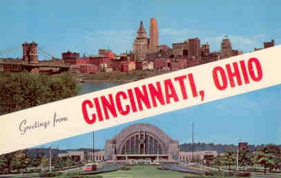 Cincinnati, greetings