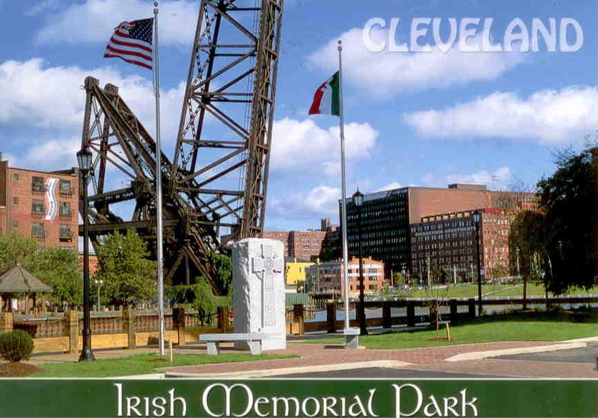 Cleveland, Irish Memorial Park monument