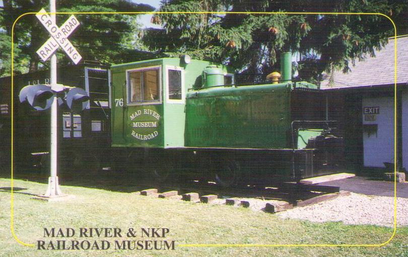 Bellevue, Mad River & NKP Railroad Museum, Plymouth Diesel Switcher