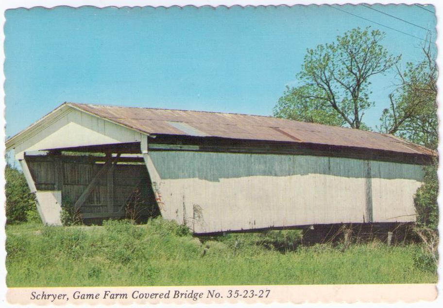 Schryer, Game Farm Covered Bridge No. 35-23-27 (Ohio, USA)