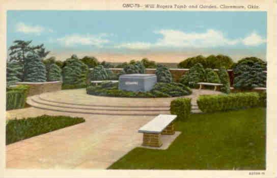 Claremore, Will Rogers Tomb and Garden