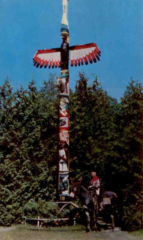 Oklahoma Indian Totem Pole