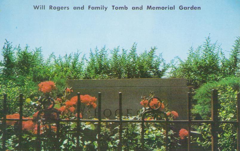 Claremore, Rogers Tomb and Memorial Garden