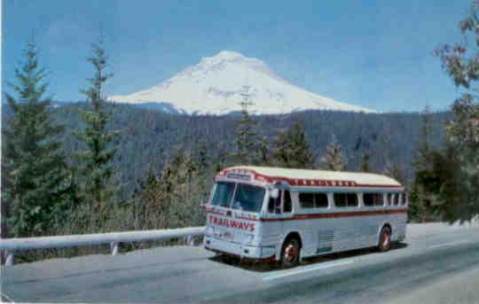Mt. Hood and Trailways Bus