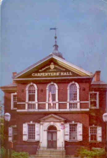 Philadelphia, Carpenters’ Hall