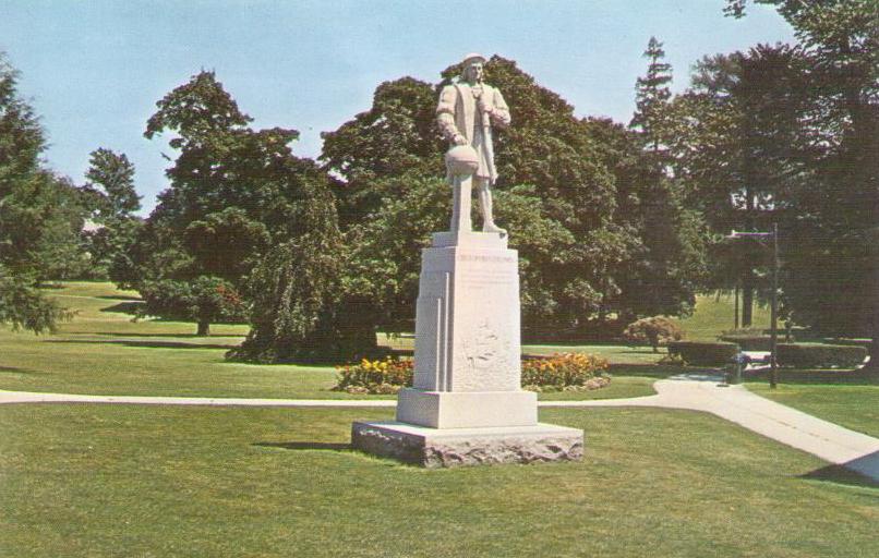Westerly, Cristoforo Colombo Monument at Wilcox Park