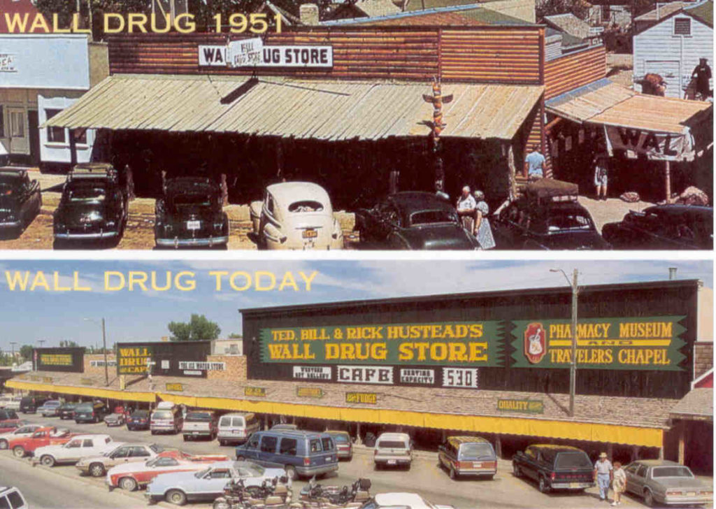 Wall Drug, then and now